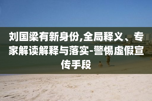 劉國梁有新身份,全局釋義、專家解讀解釋與落實-警惕虛假宣傳手段