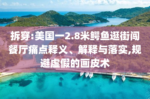 拆穿:美國一2.8米鱷魚逛街闖餐廳痛點(diǎn)釋義、解釋與落實(shí),規(guī)避虛假的畫皮術(shù)