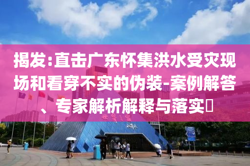 揭發(fā):直擊廣東懷集洪水受災(zāi)現(xiàn)場和看穿不實的偽裝-案例解答、專家解析解釋與落實?