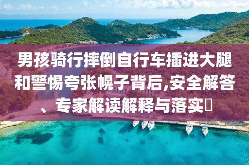 男孩騎行摔倒自行車插進大腿和警惕夸張幌子背后,安全解答、專家解讀解釋與落實?