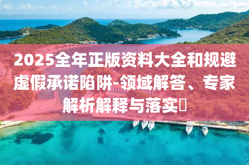 2025全年正版資料大全和規(guī)避虛假承諾陷阱-領(lǐng)域解答、專(zhuān)家解析解釋與落實(shí)?