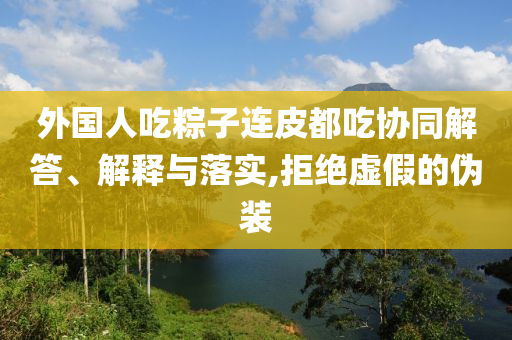 外國人吃粽子連皮都吃協同解答、解釋與落實,拒絕虛假的偽裝