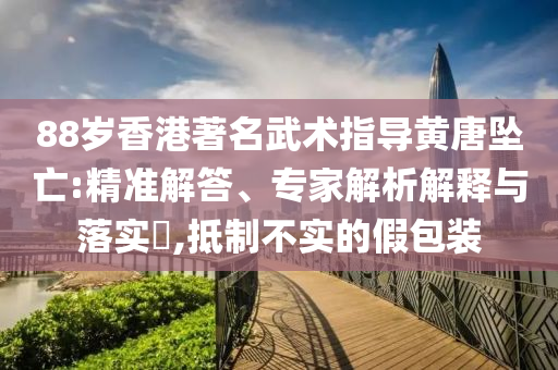 88歲香港著名武術(shù)指導(dǎo)黃唐墜亡:精準(zhǔn)解答、專家解析解釋與落實(shí)?,抵制不實(shí)的假包裝