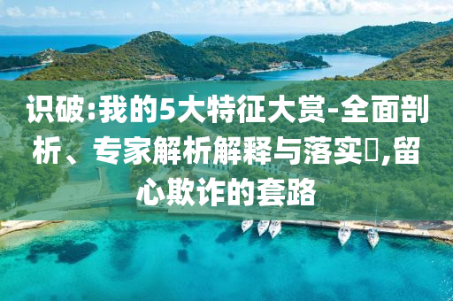 識破:我的5大特征大賞-全面剖析、專家解析解釋與落實?,留心欺詐的套路