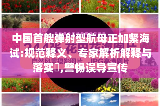 中國首艘彈射型航母正加緊海試:規(guī)范釋義、專家解析解釋與落實?,警惕誤導宣傳