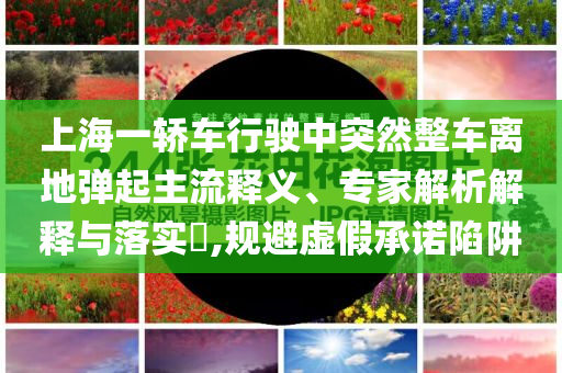 上海一轎車行駛中突然整車離地彈起主流釋義、專家解析解釋與落實?,規(guī)避虛假承諾陷阱