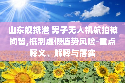 山東艦抵港 男子無人機(jī)航拍被拘留,抵制虛假造勢風(fēng)險(xiǎn)-重點(diǎn)釋義、解釋與落實(shí)