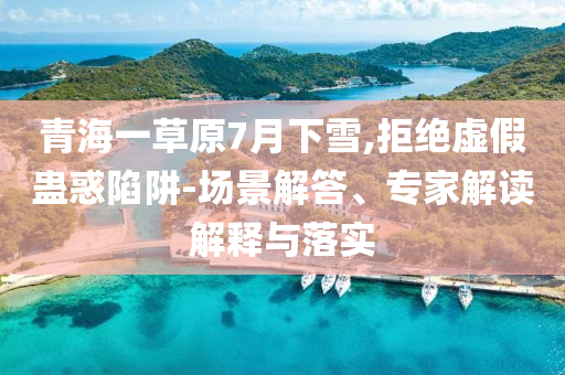 青海一草原7月下雪,拒絕虛假蠱惑陷阱-場景解答、專家解讀解釋與落實