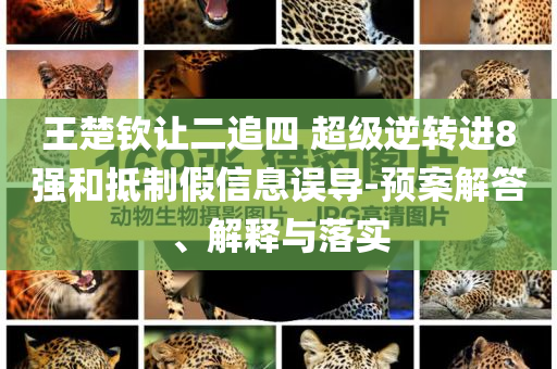 王楚欽讓二追四 超級逆轉進8強和抵制假信息誤導-預案解答、解釋與落實