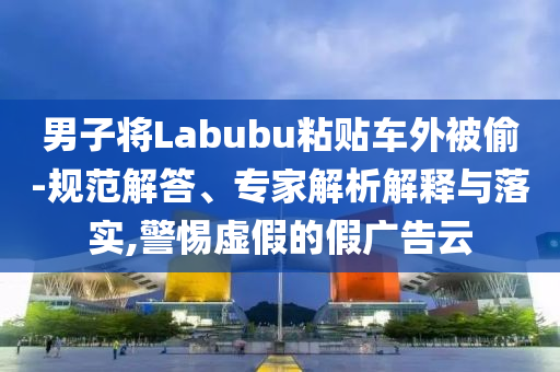 男子將Labubu粘貼車外被偷-規范解答、專家解析解釋與落實,警惕虛假的假廣告云