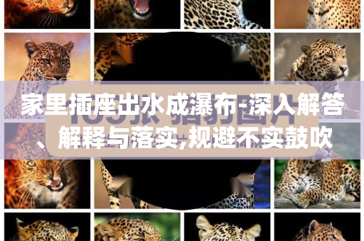家里插座出水成瀑布-深入解答、解釋與落實,規避不實鼓吹