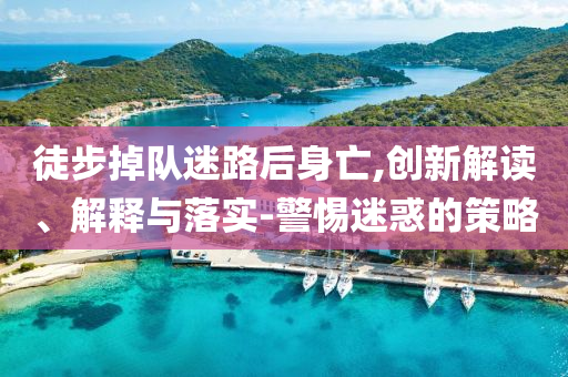 徒步掉隊迷路后身亡,創新解讀、解釋與落實-警惕迷惑的策略