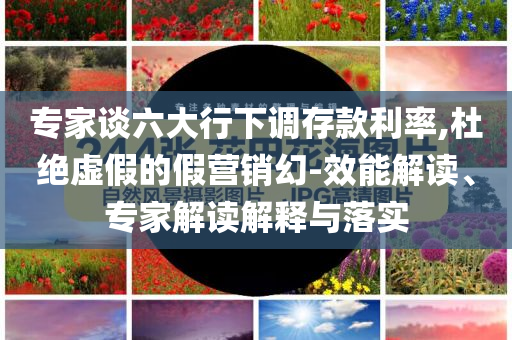 專家談六大行下調(diào)存款利率,杜絕虛假的假營銷幻-效能解讀、專家解讀解釋與落實