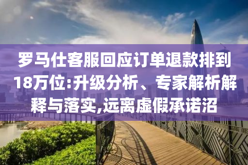 羅馬仕客服回應訂單退款排到18萬位:升級分析、專家解析解釋與落實,遠離虛假承諾沼